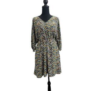 loft garden pleated flare dress Hot Mess + Loft Reviews